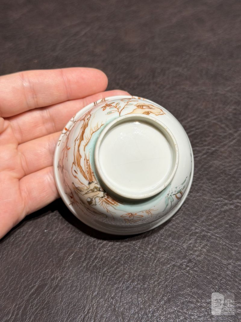 清乾隆 粉彩花鸟纹茶具一套25件 - 图31